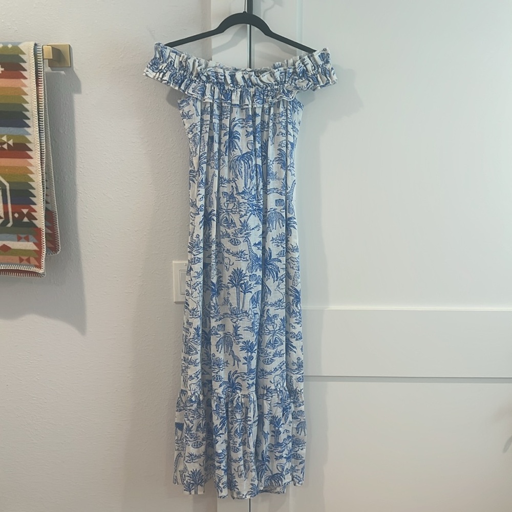 Tory Burch safari toile print dress - Picture 7 of 8